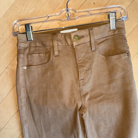 FRAME light camel Le Crop Mini Boot jean, 25, GD1140 - Picture 5 of 6